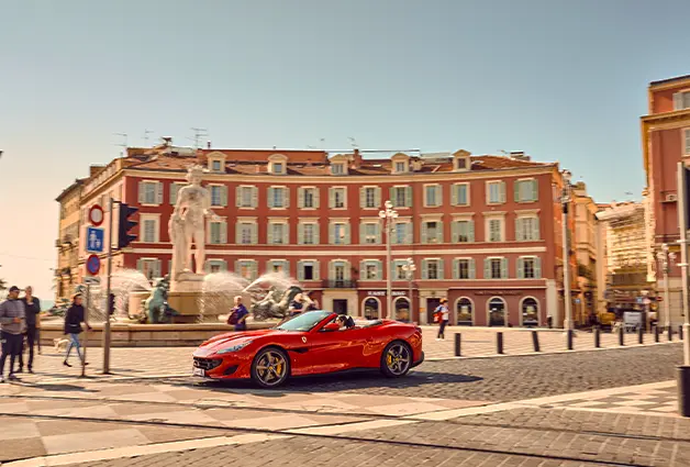 Scenic Drive in Nice, France