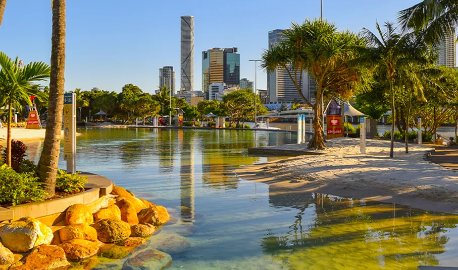 South Bank artificial beach