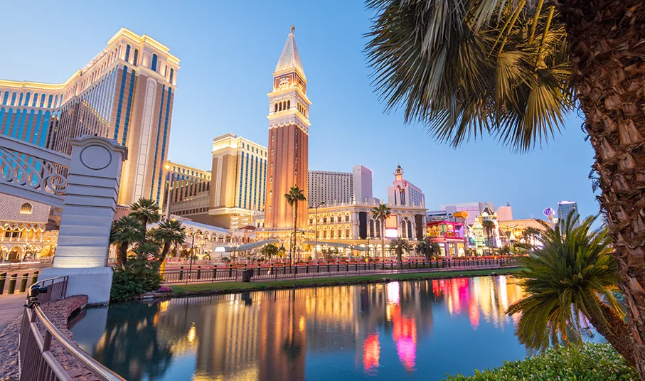 Cityscape along Las Vegas Strip