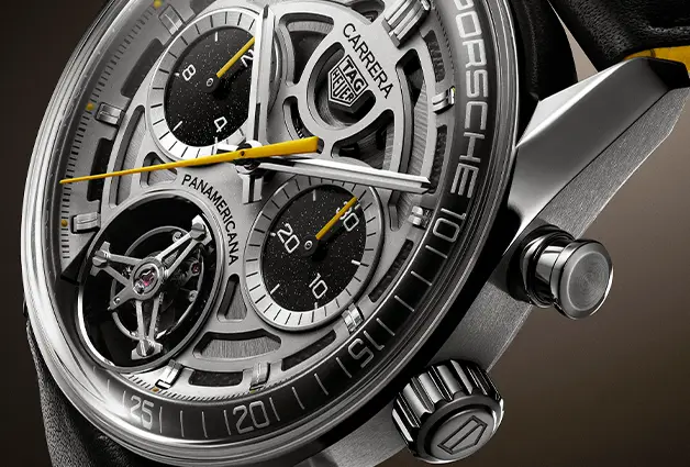Carrera Chronograph Tourbillon x Porsche Panamericana -  A heritage and Precision Tribute