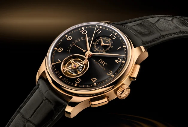 IWC Unveils the Portugieser Tourbillon Rétrograde Chronograph in Armor Gold
