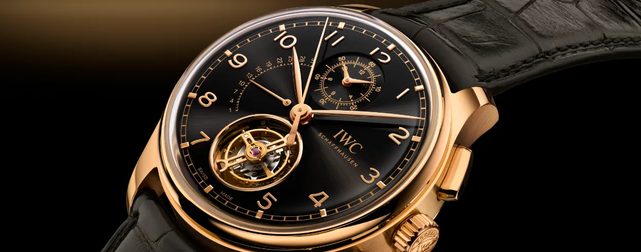 Portugieser Tourbillon Rétrograde Chronograph in Armor Gold