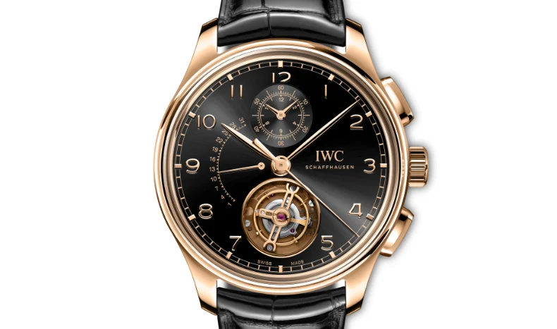 Portugieser Tourbillon Rétrograde Chronograph in Armor Gold
