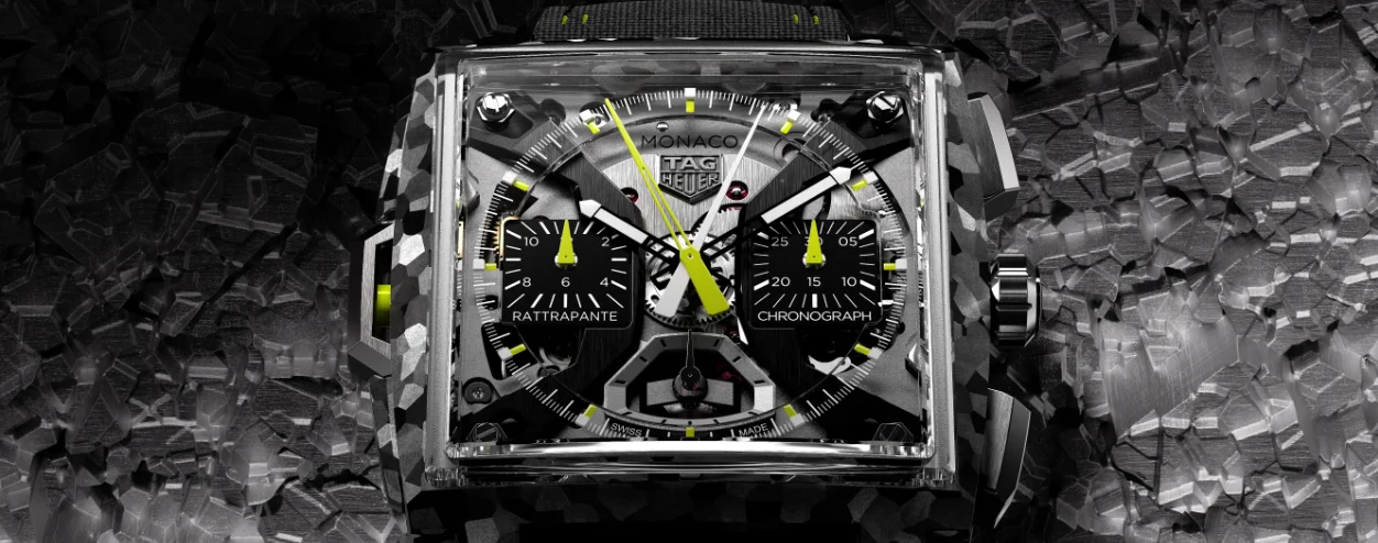 Monaco Split-Seconds Chronograph in TH-Titanium