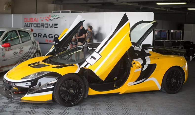 Car at Dubai Autodrome