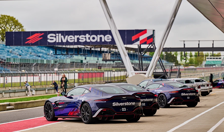 Supercar and race car driving at Silverstone