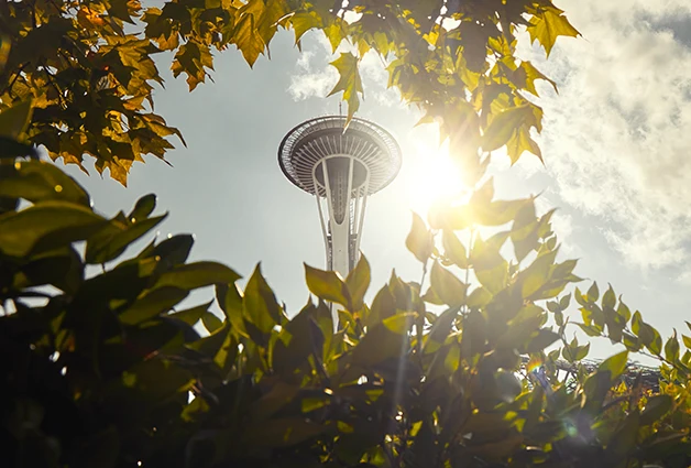 Seattle Space Needle with Raquel