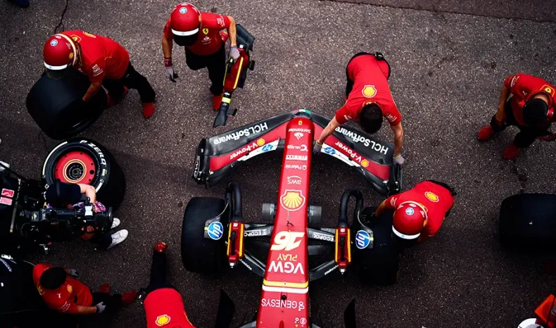Charles Leclerc at 2024 Monaco GP