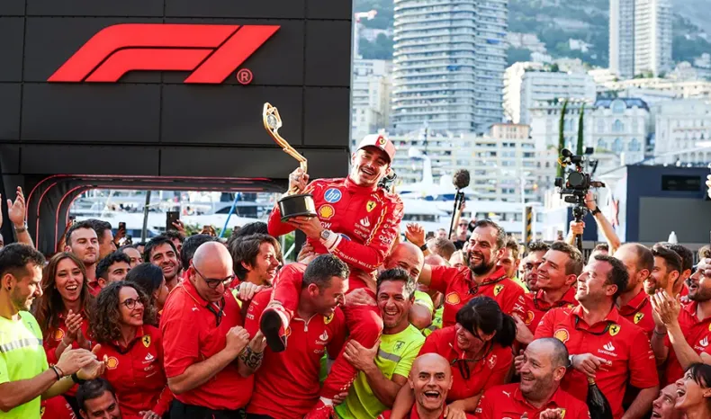 Charles Leclerc at 2024 Monaco GP