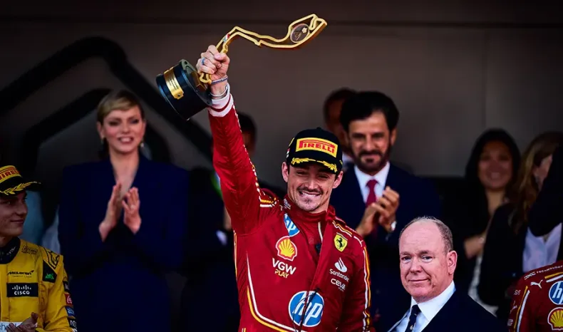 Charles Leclerc at 2024 Monaco GP