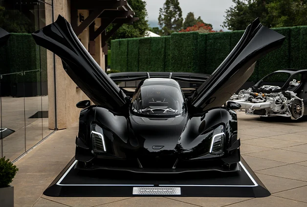 The Czinger 21C Blackbird pays tribute to Lockheed's legendary aircraft, the SR-71