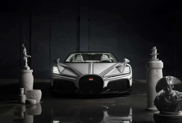 Bugatti W16 Mistral ‘Blanc Éternel’: A One-of-One Tribute to Porcelain