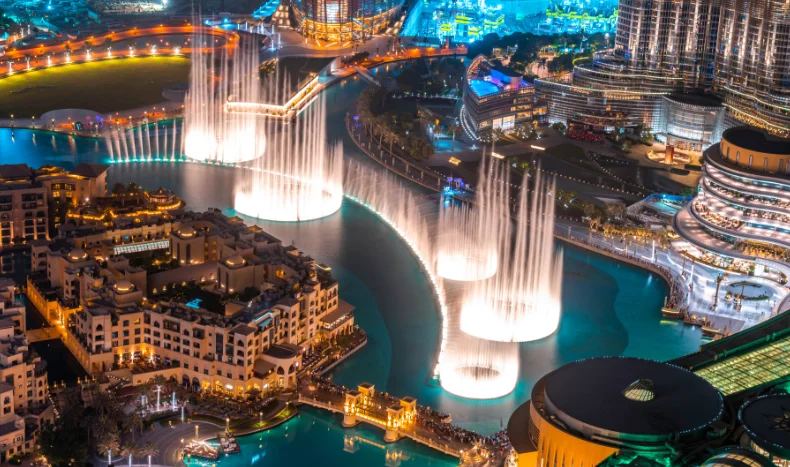 Burj Khalifa Fountains Dubai, UAE