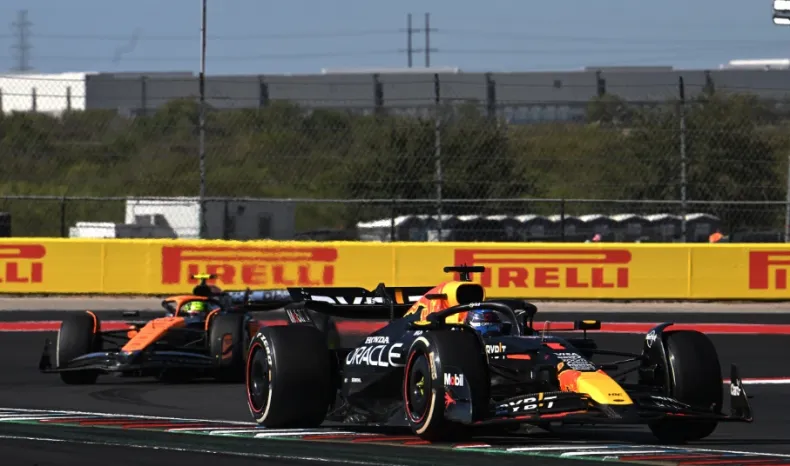 Watching the 2024 Formula 1 GP in Austin.