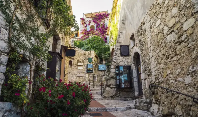 Street in Eze Village