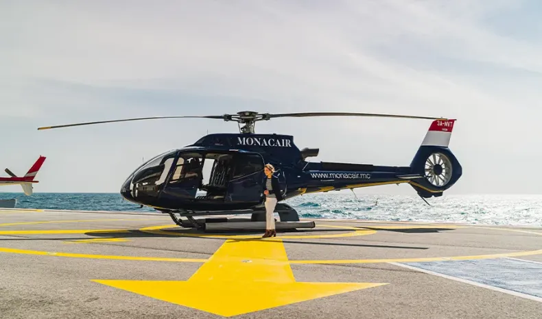 French Riviera Helicopter Tour with Raquel