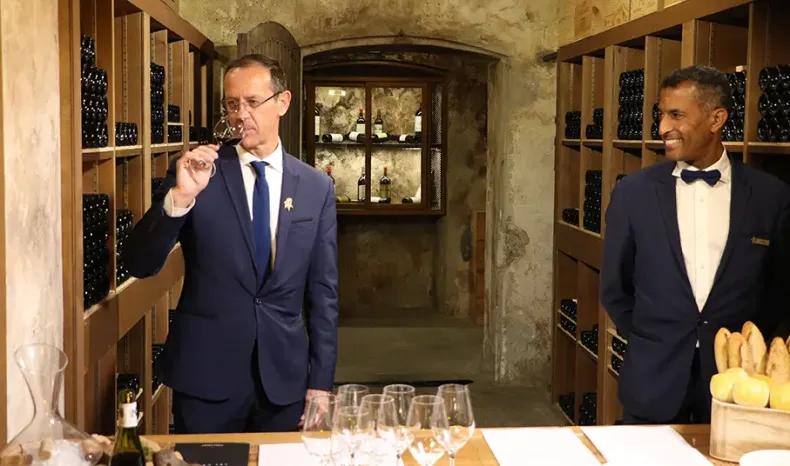 Hotel de Paris Wine Cellar