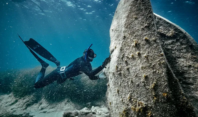 Jason deCaires Taylor's Eco-Friendly Museum in Cannes.