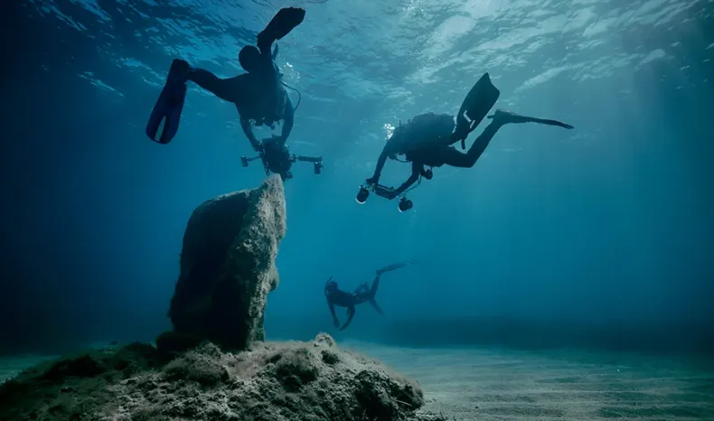 Jason deCaires Taylor's Eco-Friendly Museum in Cannes.