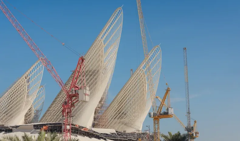Zayed National Museum under construction