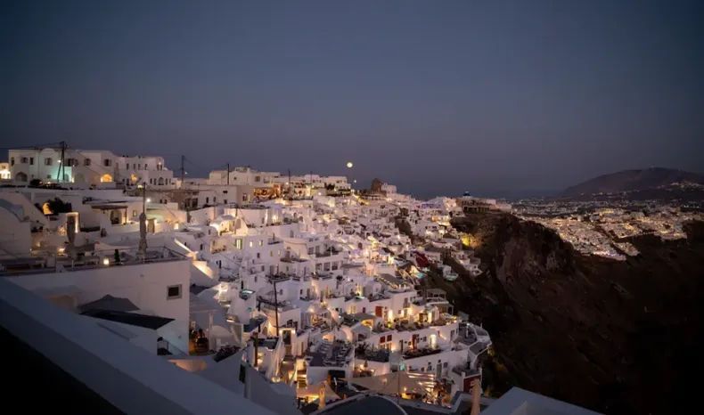 Imerovigli village in Santorini