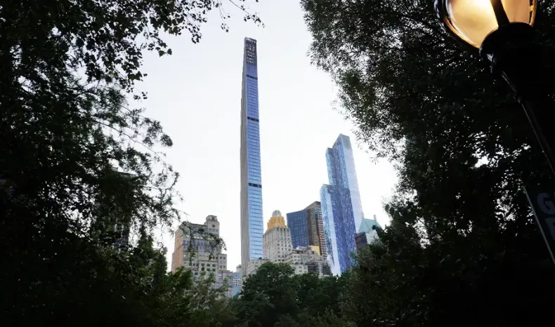Billionaires' Row from Central Park
