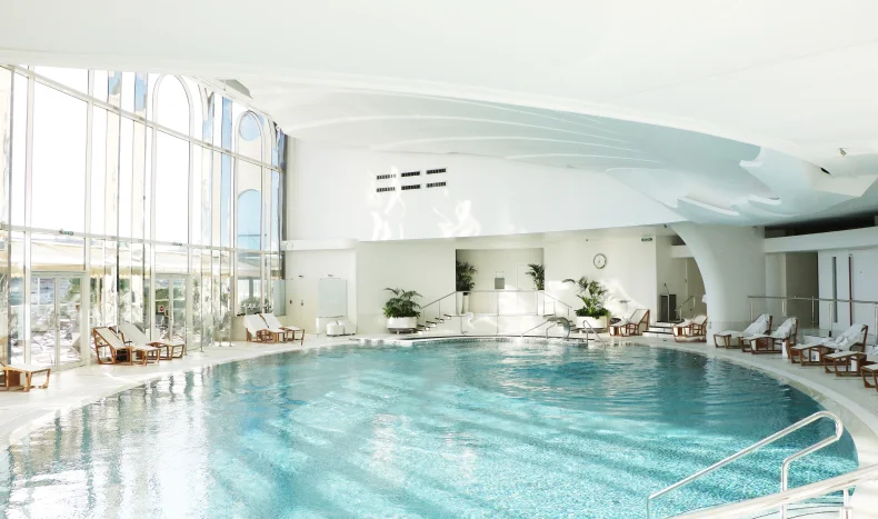 Pool at Thermes-Marins