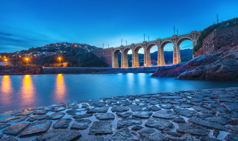 Calanque d'Anthéor viaduct