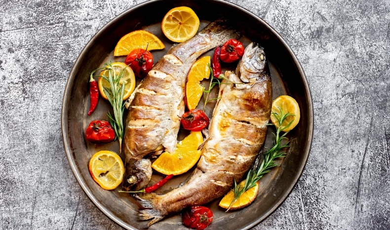 Baked Trout