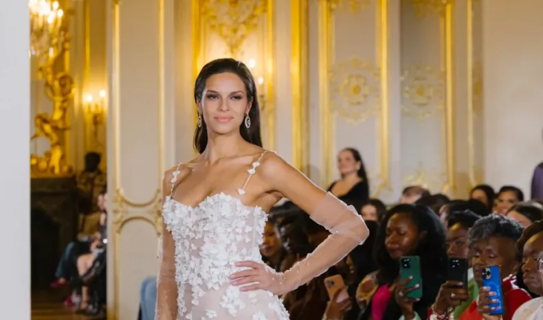 Raquel Romans during Paris Fashion Week 2024