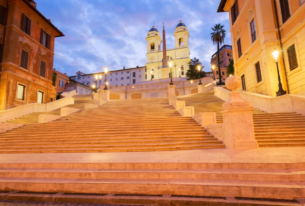 Rome Spanish Steps - Europe's widest and longest staircase.