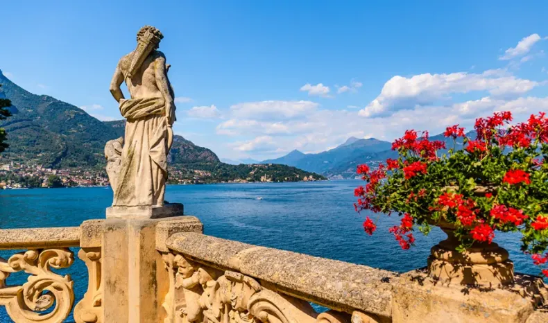 Lake Como from Villa del Balbianello
