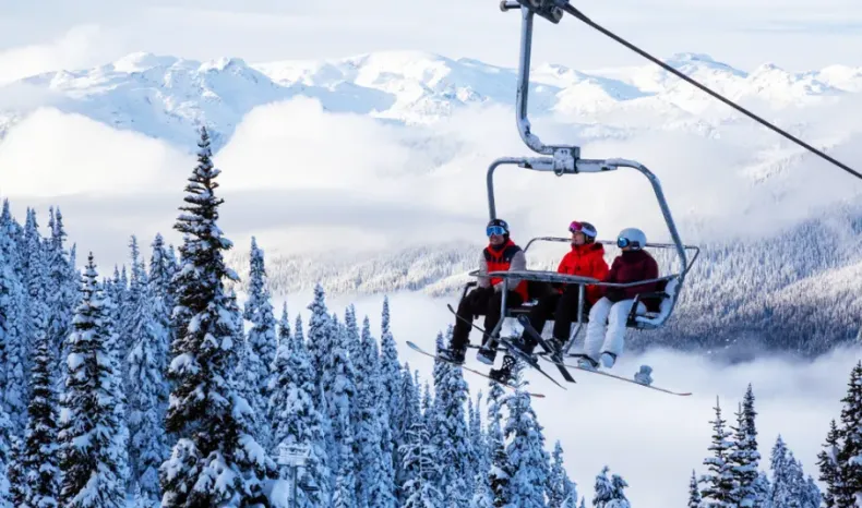 Chairlift in Whistler BC