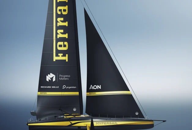 Ferrari’s Hypersail Livery - Performance Design Meets the Poetry of the Sea