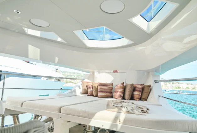 Majesty 100 Terrace Tour at the 2025 Cannes yachting Festival