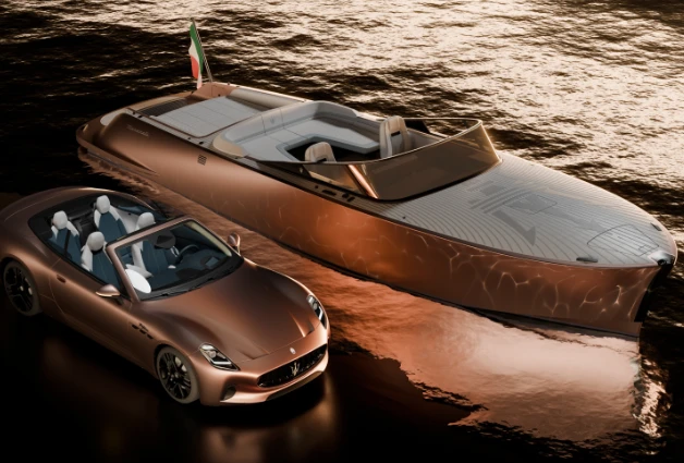 Another look at Maserati's Tridente motorboat